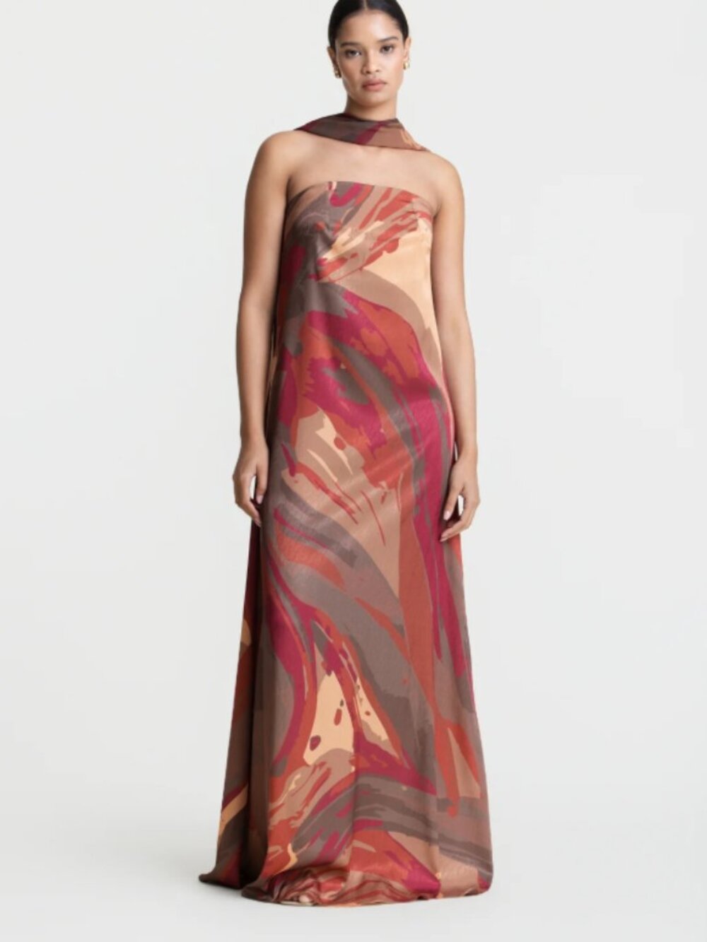 NWT Diarrablu Tubi Dress in Aura Rouge